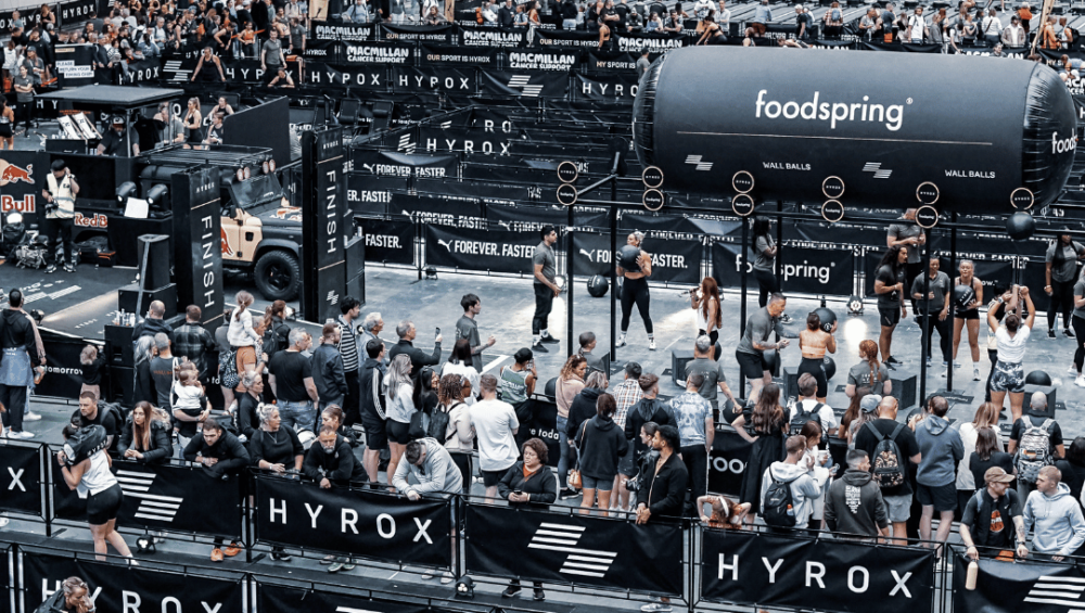 HYROX athletes competing at an event in London