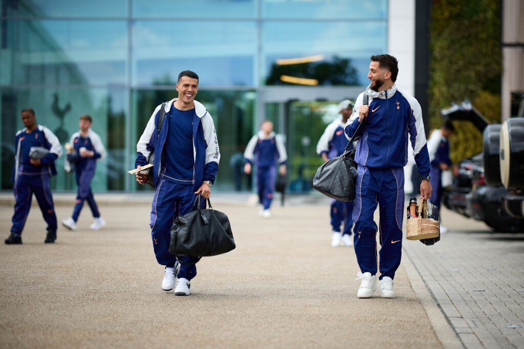 Tottenham Hotspur Team Departing Hotspur Way, Enfield, London, UK - 19 May 2025