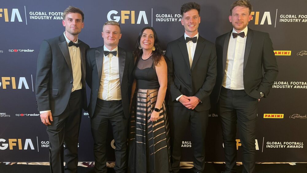 Destination Sport Collect Best Breakthrough Business Award at the Global Football Industry Awards 2025 for their specialist sports travel services