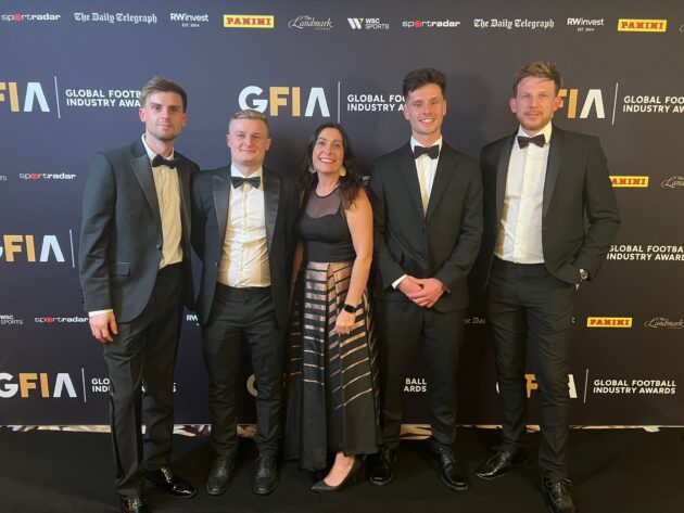 Destination Sport Collect Best Breakthrough Business Award at the Global Football Industry Awards 2025 for their specialist sports travel services